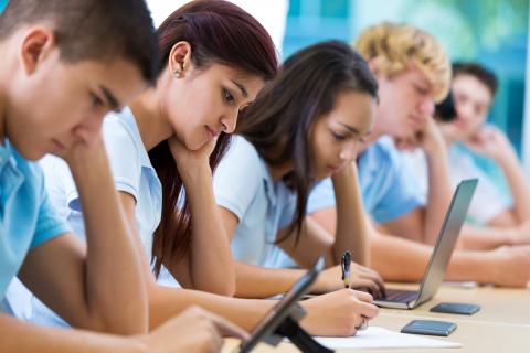 Students in the classroom 